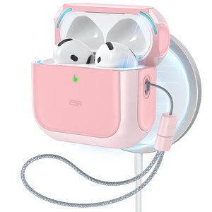 ESR Orbit Hybrid HaloLock – kryt na Apple AirPods 4 – ružový KF2335929