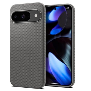 Spigen Liquid Air puzdro pre Google Pixel 9 / 9 Pro – mramorovo sivé KF2337373