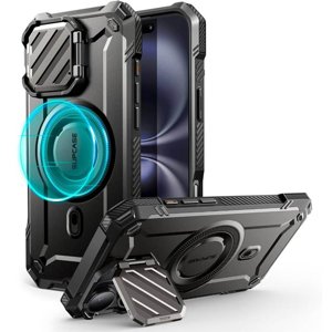 Supcase Unicorn Beetle XT MagSafe Ochranný Kryt - iPhone 16 - Čierny KF2337478