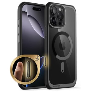 Supcase Unicorn Beetle Slim Clear MagSafe Ochranný Kryt - iPhone 16 Pro - Čierny KF2337696