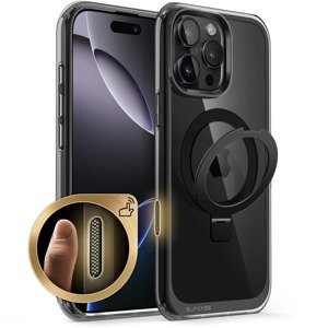 Supcase Unicorn Beetle MagStand puzdro na iPhone 16 Pro - Mrazivá čierna KF2337942