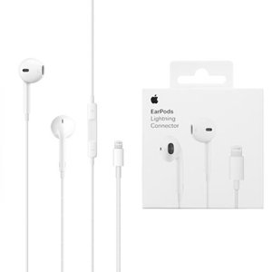Apple originálne slúchadlá A1748 (MWTY3ZM/A) – drôtové, Lightning, do uší, mikrofón, 1,2 m, blister, biele KF2338023