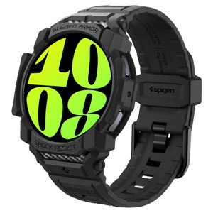 Spigen Rugged Armor Pro ochranné puzdro s remienkom - Samsung Galaxy Watch7 40mm - Čierna KF2338070