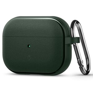 Spigen Protection Case Caseology Vault Puzdro pre Apple AirPods Pro 1 / 2, Air Space Technológia, Hliníkový Držiak – Polnočná Zelená KF2338308