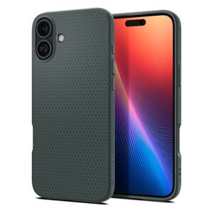 Spigen Liquid Air puzdro pre iPhone 16 – tmavozelené (Abyss Green) KF2338617