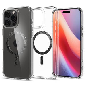 Spigen Ultra Hybrid MagSafe puzdro pre iPhone 16 Pro – karbónový vzor (Carbon Fiber) KF2338633