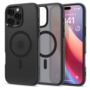 Spigen Ultra Hybrid MagSafe puzdro pre iPhone 16 Pro – matná čierna (Frost Black) KF2338638