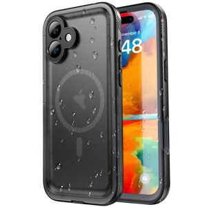 ShellBox Waterproof IP68 vodotesné puzdro pre iPhone 16 – čierne KF2338861