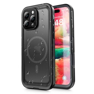 ShellBox Waterproof IP68 vodotesné puzdro pre iPhone 16 Pro – čierne KF2338863