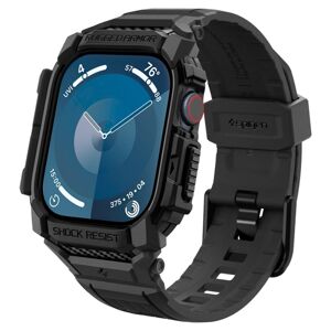 Spigen Rugged Armor Pro ochranné puzdro s remienkom - Apple Watch 10 42mm - Matná čierna KF2338870