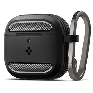 Spigen Rugged Armor Ochranný kryt pre Apple AirPods 4 – Matná Čierna KF2338872