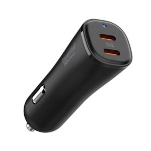 Spigen Autonabíjačka Arcstation Essential (EV502) - Dual Type-C, rýchle nabíjanie, 50W - Čierna KF2338970