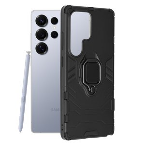 Techsuit Silicone Shield – puzdro na Samsung Galaxy S25 Ultra – čierny KF2339271
