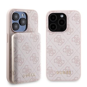 Guess Hardcase Powerbank MagSafe (GUBPM5P15L4GEMGP) puzdro pre - iPhone 15 Pro - Ružová KF2340478
