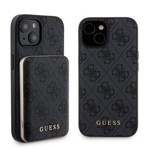 Guess Hardcase Powerbank MagSafe (GUBPM5P15S4GEMGK) puzdro pre - iPhone 15 - Čierna KF2340480