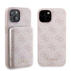 Guess Hardcase Powerbank MagSafe (GUBPM5P15S4GEMGP) puzdro pre - iPhone 15 - Ružová KF2340481