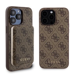 Guess Hardcase Powerbank MagSafe (GUBPM5P15X4GEMGW) puzdro pre - iPhone 15 Pro Max - Hnedá KF2340485