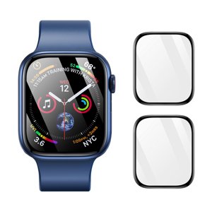 Dux Ducis - PMMA ochranné sklo (2 ks) - Apple Watch 4 / 5 / 6 / SE (40 mm) - čierne KF2340975