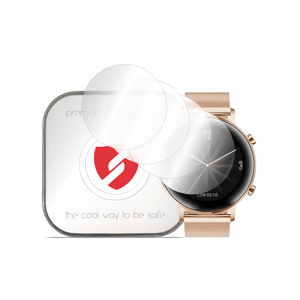 Smart Protection - Premium Classic ochranná fólia (4 ks) pre Huawei Watch GT 2 42 mm – priehľadná KF2340980