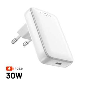 Fixed GaN nabíjačka (FIXCG30S-C-WH) – tenký dizajn, USB-C, Power Delivery 3.0, 30W, biela KF2341354