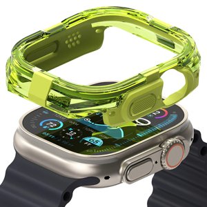 Ringke Fusion Bumper ochranný kryt pre Apple Watch Ultra / Ultra 2 – neónovo zelený KF2341592