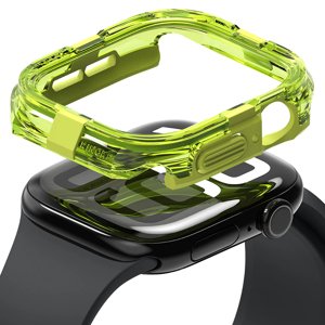 Ringke Fusion Bumper ochranný kryt pre Apple Watch 10 (42 mm) – neónovo zelený KF2341596
