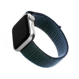 Fixed Nylon Strap 35 mm nylonový remienok pre Apple Watch 1/2/3/4/5/6/7/8/9/10/SE/SE 2/Ultra/Ultra 2 (42/44/45/46/49 mm) – tmavomodrý KF2341641