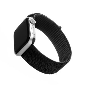 Fixed Nylon Strap 32 mm nylonový remienok pre Apple Watch 1/2/3/4/5/6/7/8/9/10/SE/SE 2 (38/40/41/42 mm) – čierny KF2341643