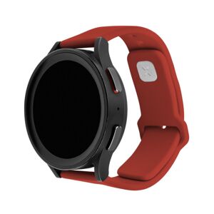 Fixed - Silikónový športový remienok (Set) 20 mm - Samsung Galaxy Watch 4/5/Active 2, Huawei Watch GT 3 (42 mm)/GT 3 Pro (43 mm) - červený KF2341661