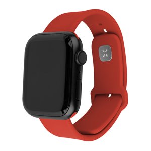 Fixed Silicone Sporty Strap Set 35mm – silikónový športový remienok (set) pre Apple Watch 1–10/SE/SE 2/Ultra/Ultra 2 (42/44/45/46/49mm) – červený KF2…