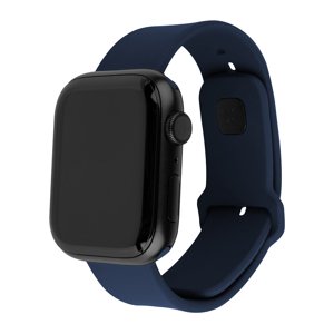 Fixed Silicone Sporty Strap Set 35mm – silikónový športový remienok (set) pre Apple Watch 1–10/SE/SE 2/Ultra/Ultra 2 (42/44/45/46/49mm) – modrý KF234…