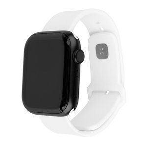 Fixed Silicone Sporty Strap Set 32mm – silikónový športový remienok (set) pre Apple Watch 1–10/SE/SE 2 (38/40/41/42mm) – biely KF2341674