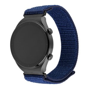 Fixed - Nylonový športový remienok 20 mm - Samsung Galaxy Watch 4/5/Active 2, Huawei Watch GT 3 (42 mm)/GT 3 Pro (43 mm) - tmavomodrý KF2341705