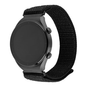 Fixed - Nylonový športový remienok 22 mm - Huawei Watch GT 2 (46 mm)/GT 2 Pro/GT 3 Pro (46 mm)/Ultimate, Xiaomi Watch S1 - čierny KF2341708