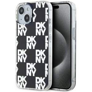 DKNY obal IML Šachovnicový vzor (DKHCP15MHDLCEK) - iPhone 15 Plus - Čierny KF2342667