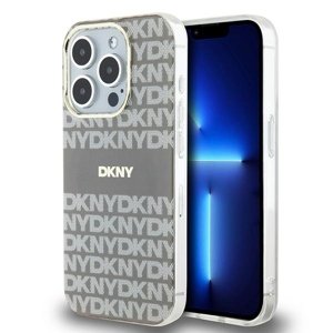 DKNY obal IML Mono & Stripe MagSafe (DKHMP15XHRHSEE) - iPhone 15 Pro Max - Béžový KF2342672