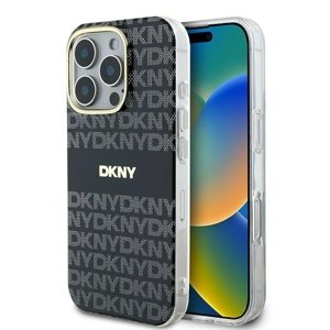 DKNY tvrdý obal Textúrovaný vzor s pruhom (DKHMP16XHRHSEK) - iPhone 16 Pro Max - Čierny KF2342702