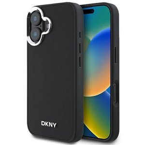 DKNY tvrdý obal Plain Silver Logo MagSafe (DKHMP16SPSCMCLK) - iPhone 16 - Čierny KF2342704