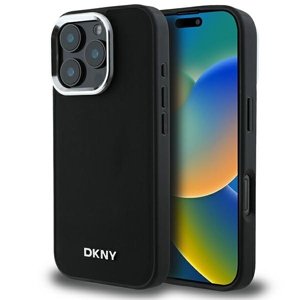 DKNY tvrdý obal Plain Silver Logo MagSafe (DKHMP16XPSCMCLK) - iPhone 16 Pro Max - Čierny KF2342706