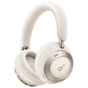 Anker – Bezdrôtové slúchadlá SoundCore Space One Pro (A3062G21) – Bluetooth 5.3, aktívne potlačenie hluku, Hi-Res audio – biela KF2342755