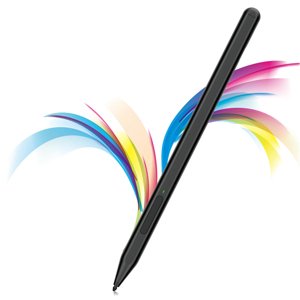 Techsuit – Stylus Pen F97 dotykové pero na Microsoft Surface, aktívne, Type-C, odmietanie dotyku dlane, bočné prichytenie, 90 mAh, 5 V, 0.2 A – čiern…