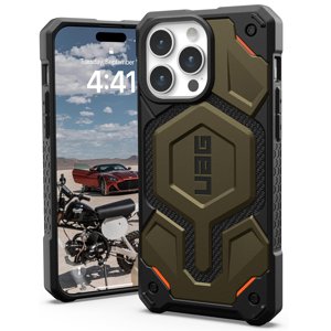 UAG Monarch Pro - extrémne odolný kryt na iPhone 15 Pro Max - Kevlar Element zelená KF2342879