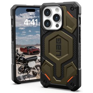 UAG Monarch Pro - extrémne odolný kryt na iPhone 15 Pro - Kevlar Element zelená KF2342883