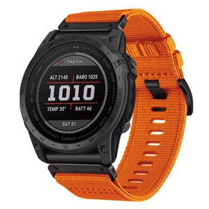 Techsuit – Watchband 22 mm (W070) remienok pre Samsung Galaxy Watch (46 mm)/Watch 3/Gear S3, Huawei Watch GT/GT 2/GT 3 (46 mm) – oranžový kvet KF2344…