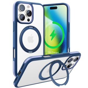 Torras – Ostand R Fusion MagSafe puzdro pre iPhone 16 Pro Max – námornícka modrá KF2344141