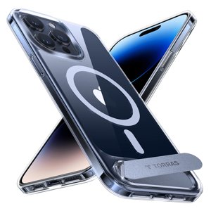 Torras – Pstand kryt so stojanom pre iPhone 15 Pro Max – priehľadný KF2344189
