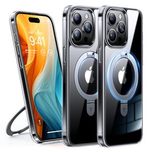 Torras – Ostand Series – kryt so stojanom pre iPhone 15 Pro Max – priehľadný KF2344215
