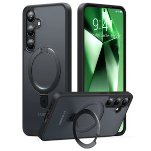 Torras – Ostand Series – kryt so stojanom pre Samsung Galaxy S24 Plus – čierny KF2344226