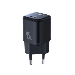 Baseus sieťová nabíjačka PicoGo (P10176800123-00) – GaN technológia, USB-C, rýchle nabíjanie, 45W, čierna (Cosmic Black) KF2344470