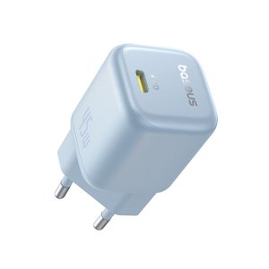 Baseus sieťová nabíjačka PicoGo (P10176800313-00) – GaN technológia, USB-C, rýchle nabíjanie, 45W, modrá (Galaxy Blue) KF2344472